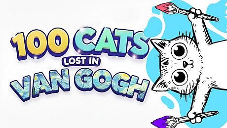 100 Cats Lost in Van Gogh’s Brushstrokes Game