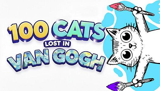100 Cats Lost in Van Gogh’s Brushstrokes