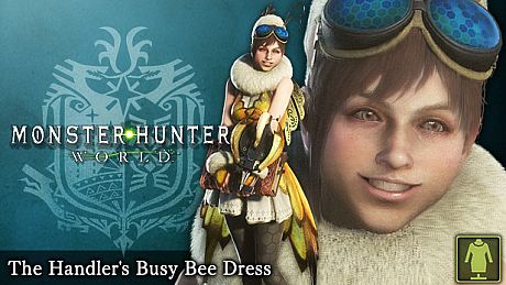 Monster Hunter: World - The Handler's Busy Bee Dress DLC