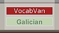 VocabVan - Galician