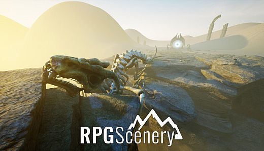 RPGScenery - Dragon Bones Scene