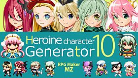 RPG Maker MZ - Heroine Character Generator 10 for MZ