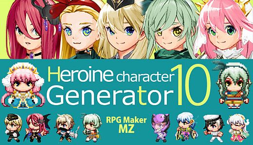 RPG Maker MZ - Heroine Character Generator 10 for MZ