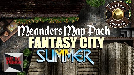 Fantasy Grounds - Meanders Map Pack Summer City (Map Pack) DLC