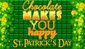 Chocolate makes you happy: St.Patrick's Day