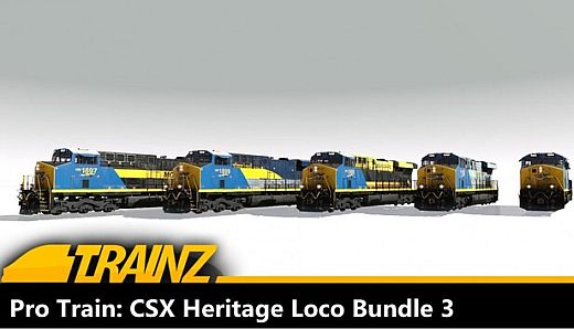 Trainz Plus DLC - Pro Train: CSX Heritage Loco Bundle 3