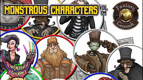 Fantasy Grounds - Monstrous Characters, Volume 4 (Token Pack) DLC