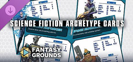 Fantasy Grounds - Science Fiction Archetype Cards DLC