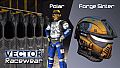 Vector 36 Racewear- Forge Sinter / Polar
