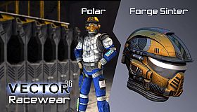 Vector 36 Racewear- Forge Sinter / Polar