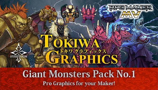RPG Maker MV - TOKIWA GRAPHICS Giant Monsters Pack No.1