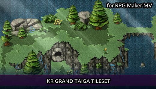 RPG Maker MV - KR Grand Taiga Tileset