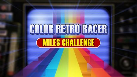 FIRST STEAM GAME VHS - COLOR RETRO RACER : MILES CHALLENGE Game
