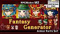 RPG Maker MZ - Fantasy Generator - Armor Parts Set