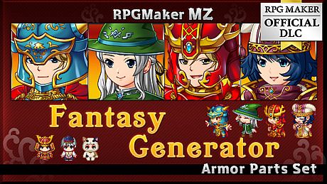 RPG Maker MZ - Fantasy Generator - Armor Parts Set DLC
