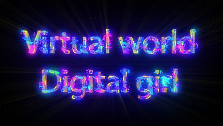 Virtual world-Digital girl