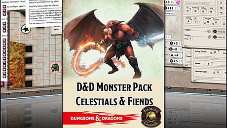 Fantasy Grounds - D&D Monster Pack - Celestials & Fiends DLC