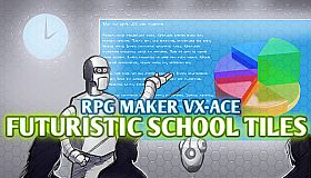 RPG Maker VX Ace - Futuristic School Tiles
