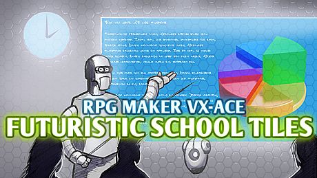 RPG Maker VX Ace - Futuristic School Tiles DLC