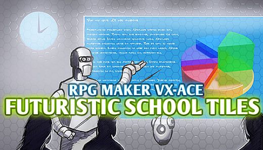 RPG Maker VX Ace - Futuristic School Tiles