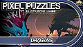 Pixel Puzzles Illustrations & Anime - Jigsaw Pack: Dragons