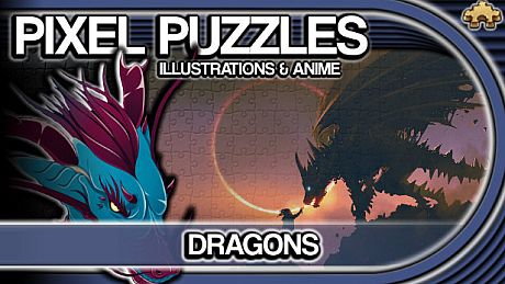 Pixel Puzzles Illustrations & Anime - Jigsaw Pack: Dragons DLC