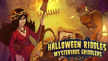 Halloween Riddles Mysterious Griddlers Game