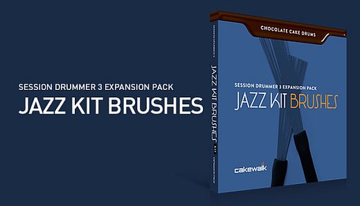 Chocolate Cake Drums: Jazz Kit Brushes - For Session Drummer 3