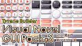 Tyrano Builder - Visual Novel GUI Pack #3 Color-Red [kopanda UI]