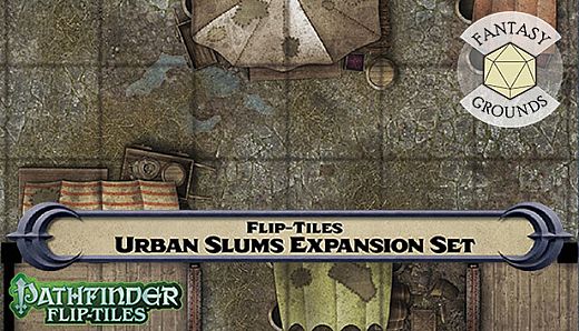 Fantasy Grounds - Pathfinder RPG - Flip-Tiles - Urban Slums Expansion
