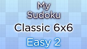 My Sudoku - Classic 6x6 Easy 2