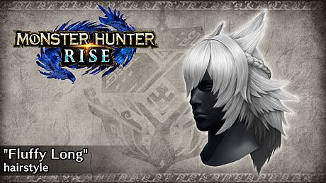 Monster Hunter Rise - "Fluffy Long" hairstyle DLC