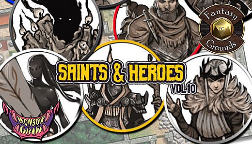 Fantasy Grounds - Saints and Heroes, Volume 10 (Token Pack)