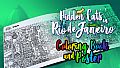 Hidden Cats in Rio de Janeiro - Printable PDF Coloring Book and Poster