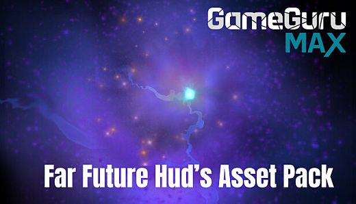 GameGuru MAX Far Future Asset Pack - HUD's