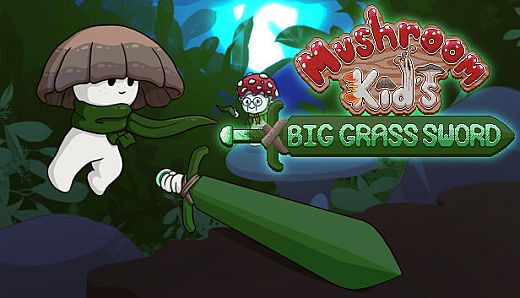 Mushroom Kid's Big Grass Sword