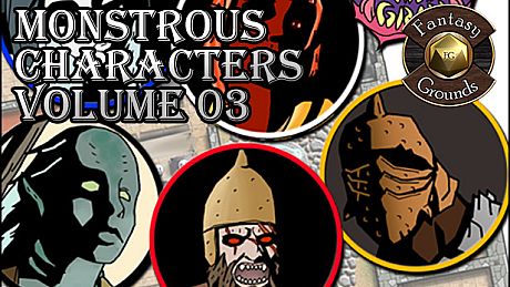 Fantasy Grounds - Monstrous Characters, Volume 3 (Token Pack) DLC