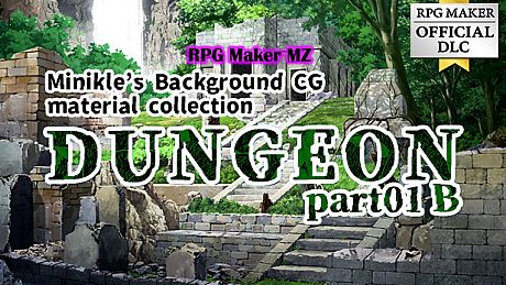 RPG Maker MZ - Minikle's Background CG Material Collection "Dungeon" part01 B DLC