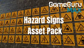 GameGuru MAX Modern Day Asset Pack - Hazard Signs