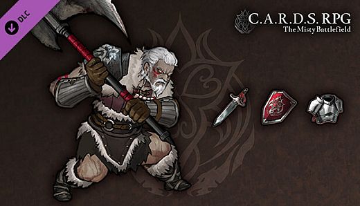 C.A.R.D.S. RPG: The Misty Battlefield - AddUnit "Greg Ironheart"  + Starter Equipment Pack