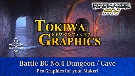RPG Maker MV - TOKIWA GRAPHICS Battle BG No.4 Dungeon/Cave DLC
