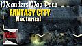 Fantasy Grounds - Meanders Map Pack: Fantasy City Nocturnal (Map Pack)