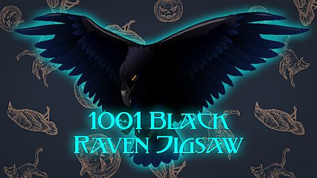 1001 Black Raven Jigsaw Game