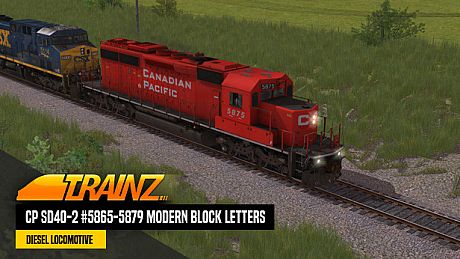 Trainz 2019 DLC - CP SD40-2 #5865-5879 Modern Block Letters DLC