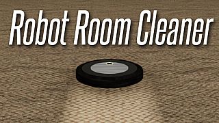 Robot Room Cleaner Game