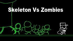 Skeleton vs zombies