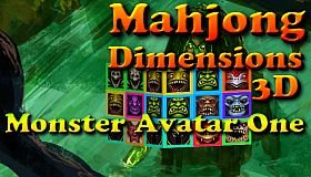 Mahjong Dimensions 3D - Monster Avatar One