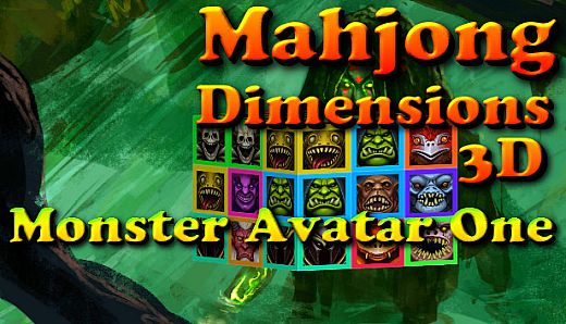 Mahjong Dimensions 3D - Monster Avatar One
