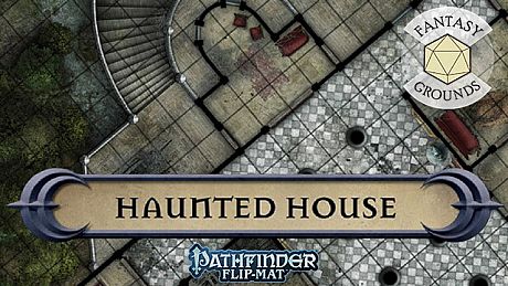 Fantasy Grounds - Pathfinder RPG - Pathfinder Flip-Mat Haunted House DLC