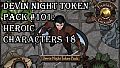 Fantasy Grounds - Devin Night Token Pack #101: Heroic Characters 18 (Token Pack)